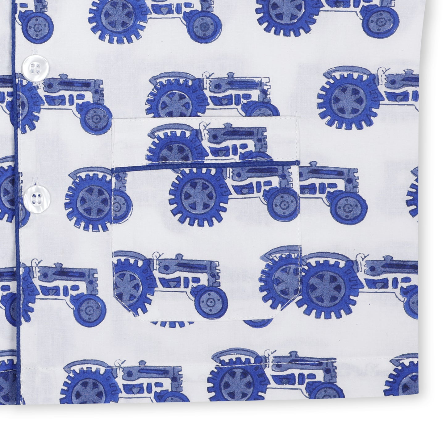 Blue Tractor Children's Pyjamas