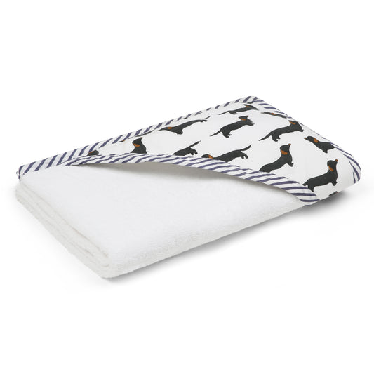 Sausage Dog Baby Hooded Towel