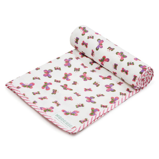 Butterfly Muslin Blanket