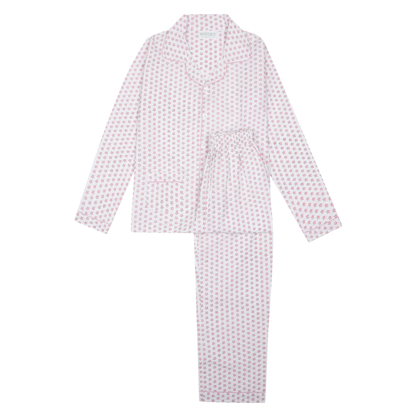 Pink Star Adult Pyjamas