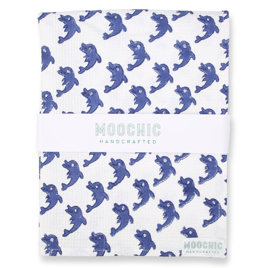 Dolphin Waffle Towel