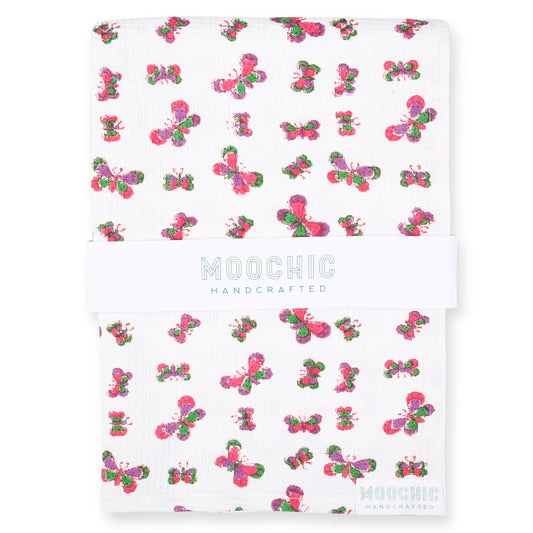 Butterfly Waffle Towel