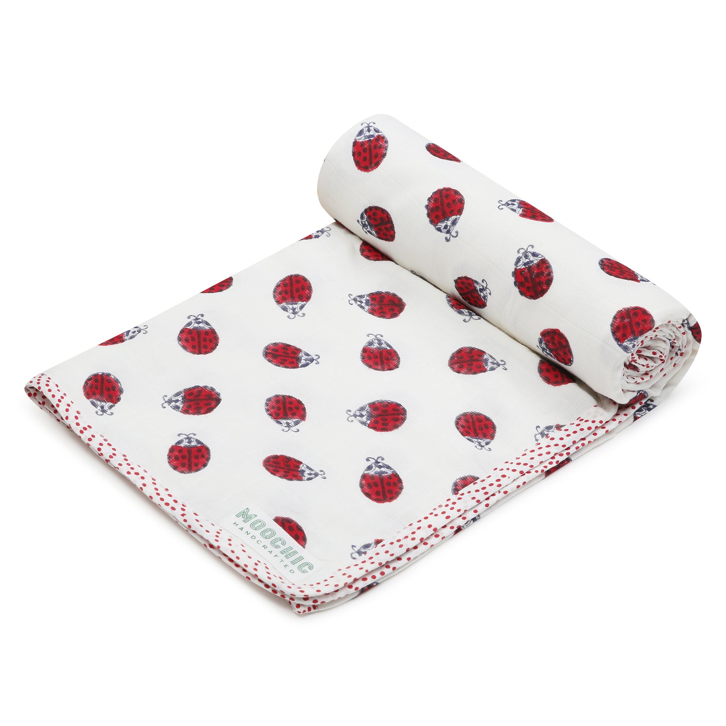 Ladybird Muslin Blanket