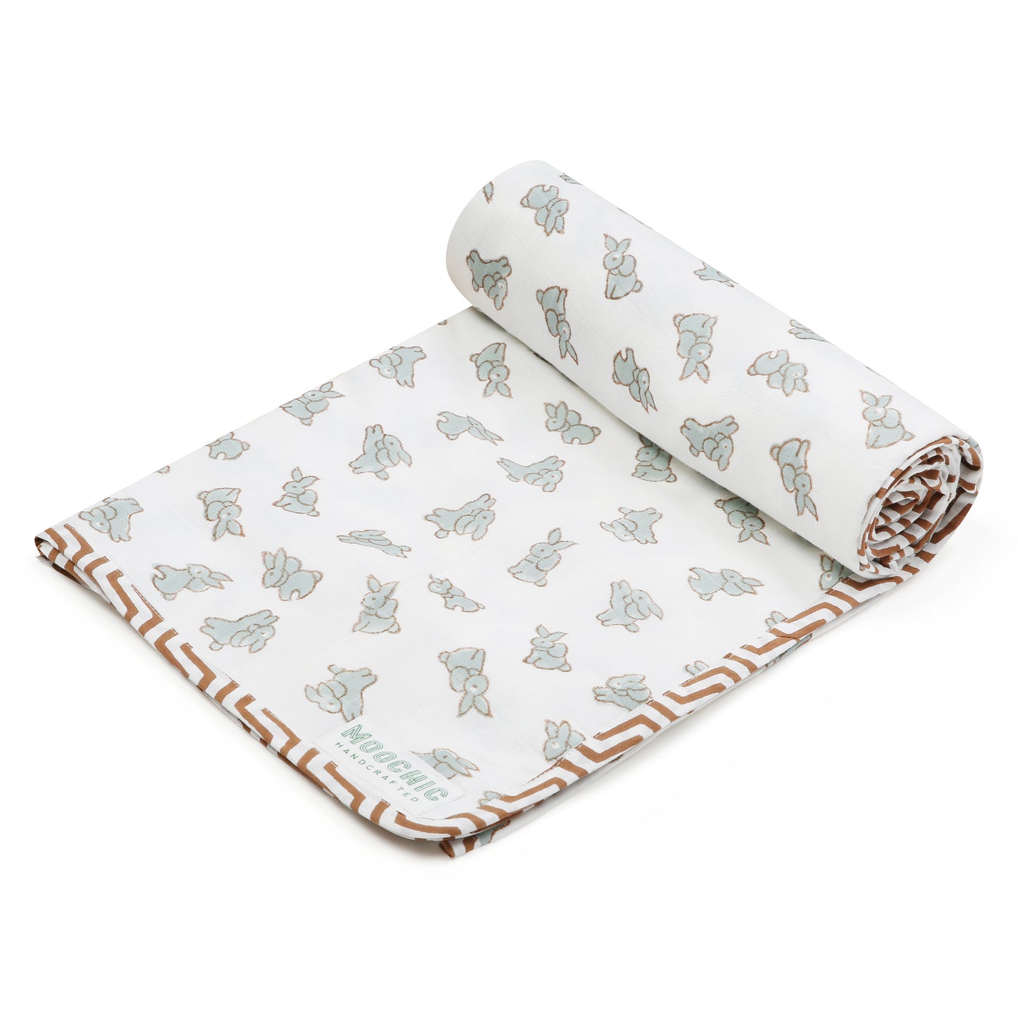 Rabbit Muslin Blanket