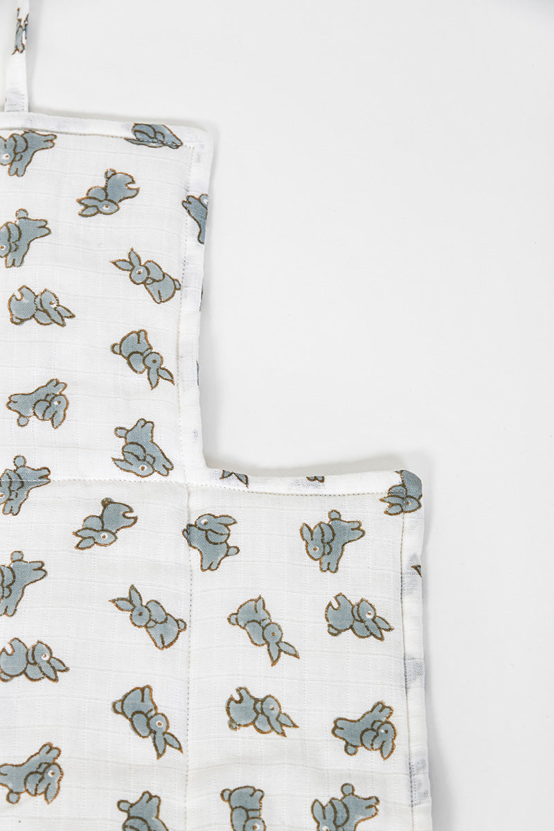 Rabbit Print Baby Changing Mat